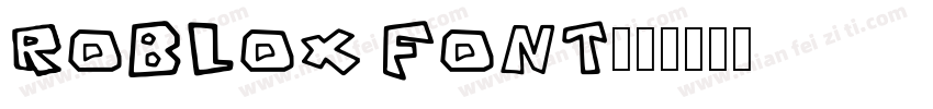Roblox Font字体转换